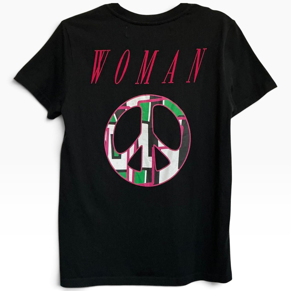 Off White c/o Virgil Abloh 2019 Rare Woman Peace Graphic T-Shirt S
